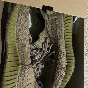 yeezy earths dark green shoes